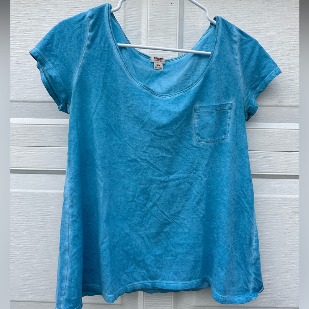 Mossimo Blue Tee Shirt Size Medium